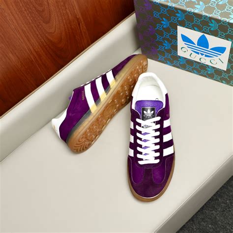 gucci adidas purple